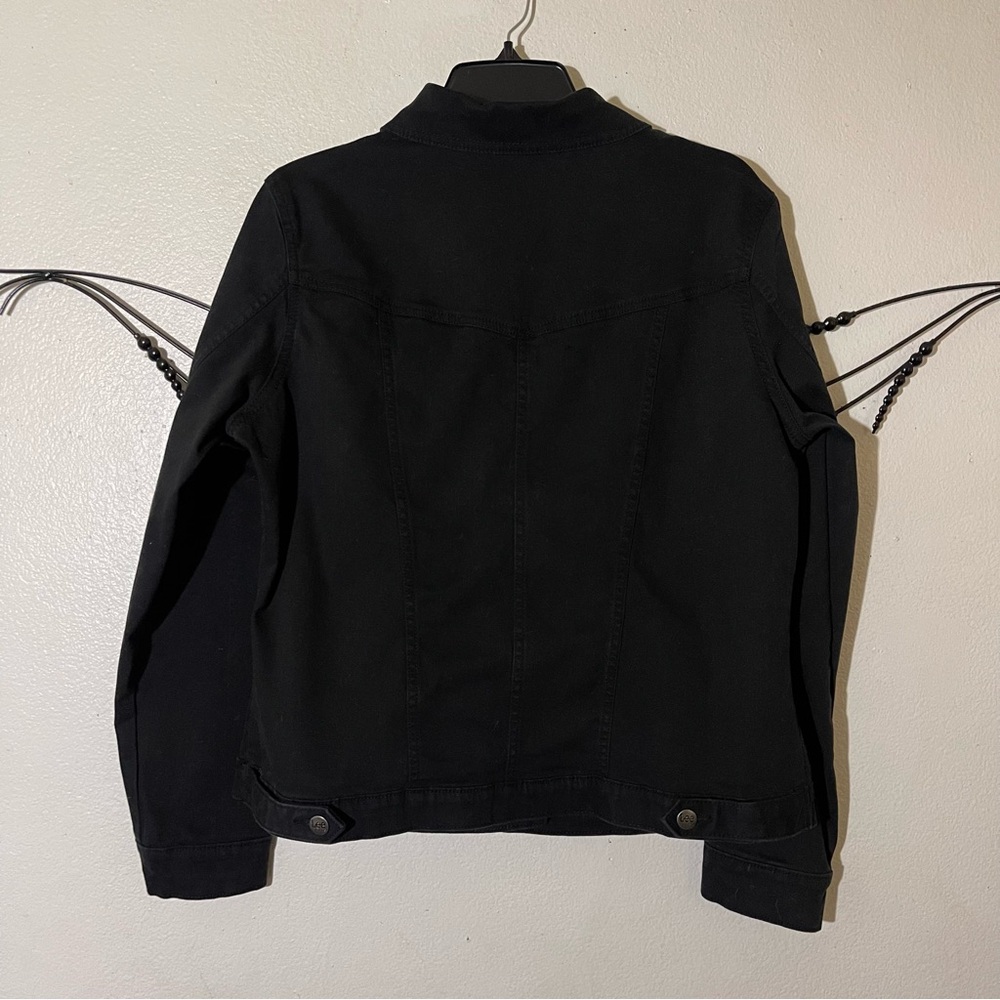 Lee Riders Women's Classic Black Jean Jacket - Picture 3 of 11